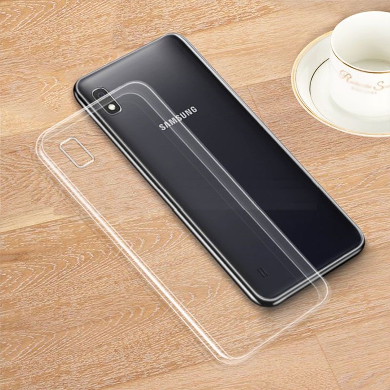 Ốp Lưng Dẻo trong Samsung A10 ✅Giá Rẻ là sản phẩm được tráng lớp chống dính lưng nên không bị loang hay dính như chất liệu silicon thường.